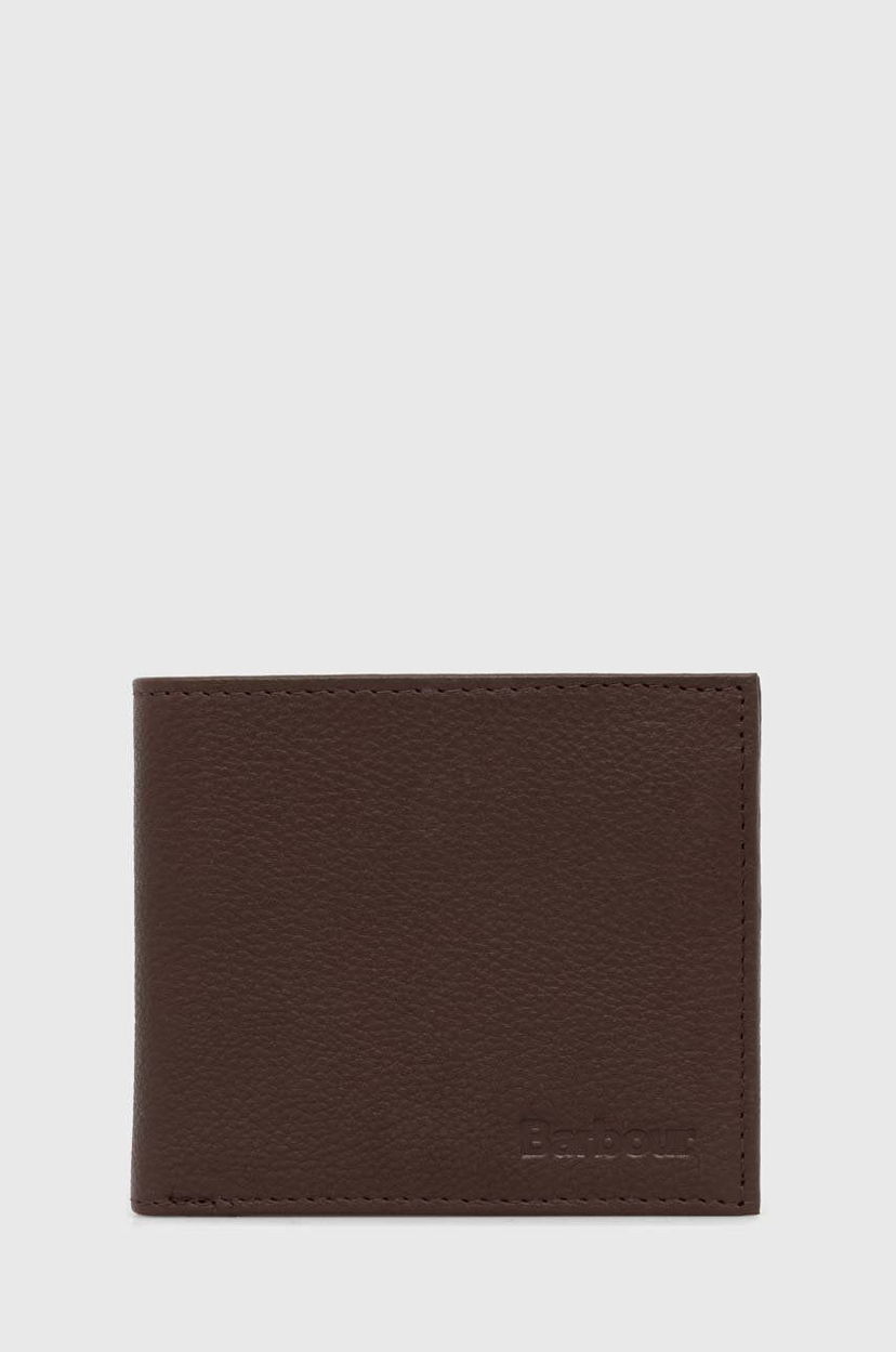 Гаманець Barbour Leather Wallet Padbury Billfold Коричневий | MLG0049