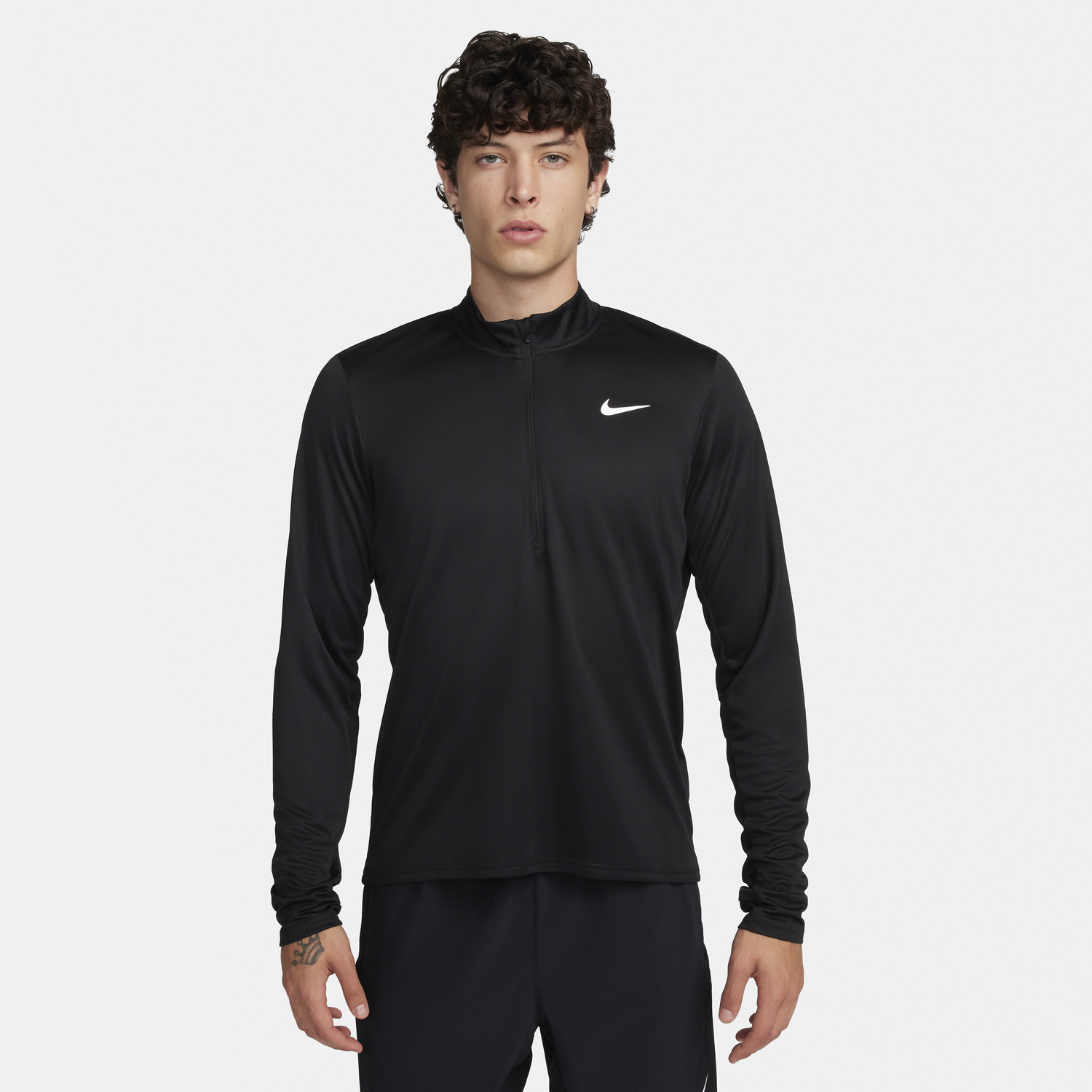 Футболка Nike Pacer Dri-FIT 1/2-Zip Running Top чорний | FQ2494-010, 0