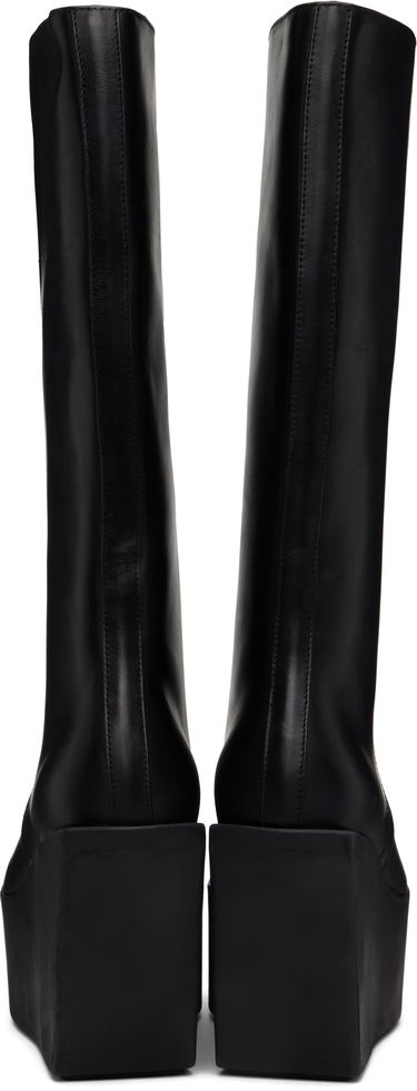Одяг Rick Owens Rick Owens Hollywood Sliver Platform Winged Kowboys Tall Boots чорний | RP01E7833 LOO, 1