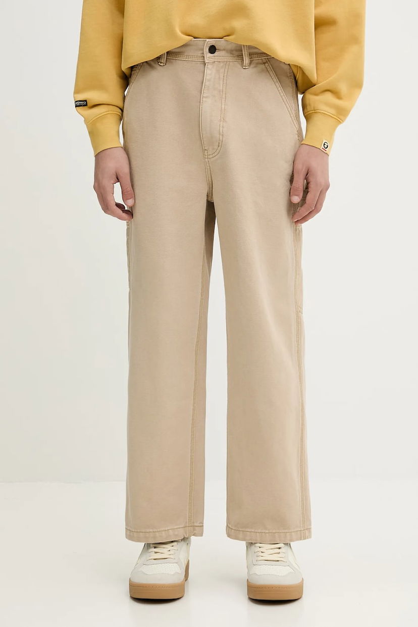 Штани карго BAPE A Bathing Ape Cotton Pants бежевий | 1L30152305