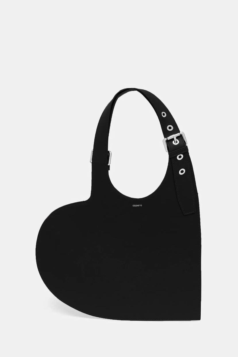 сумка-тоут Coperni Coperni Belt Heart Tote Bag чорний | COPBA112F6062