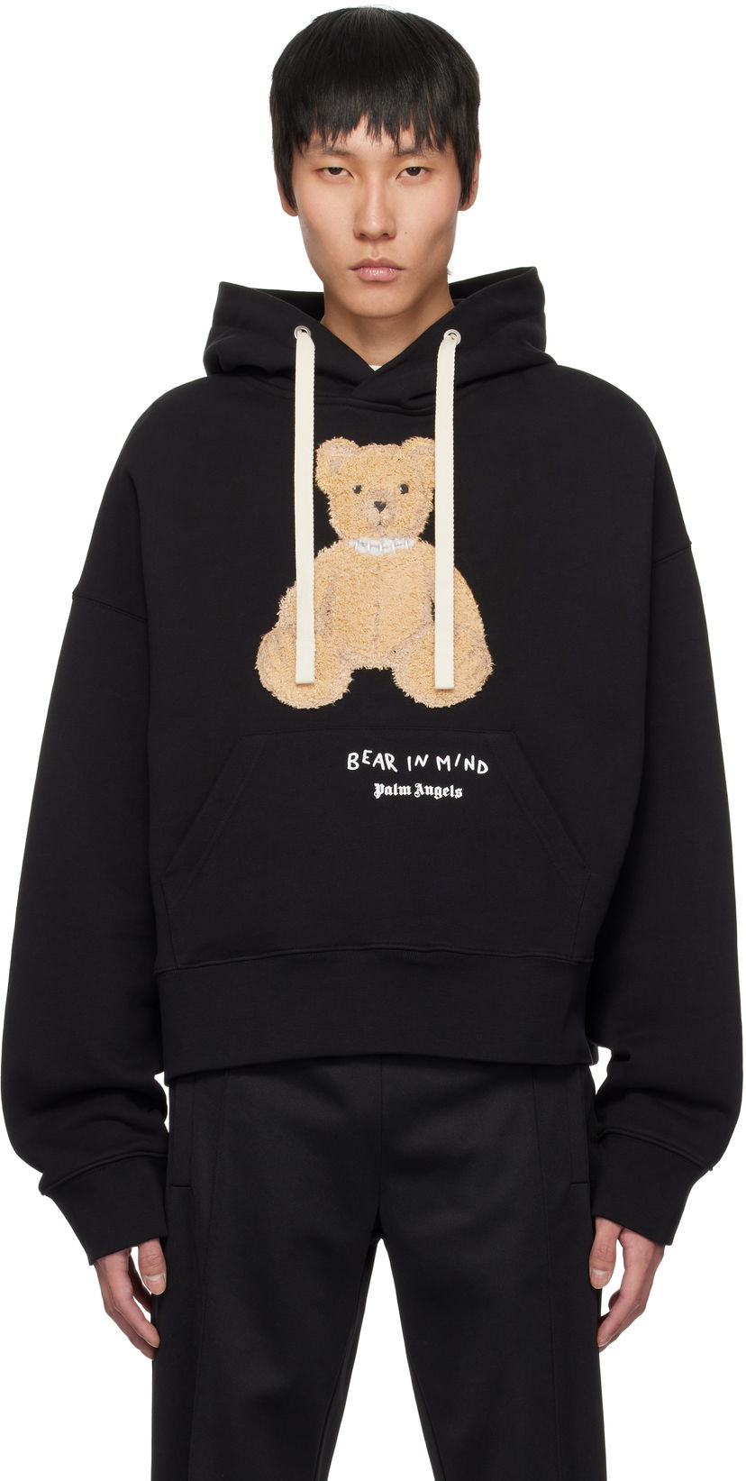 Світшоти Palm Angels Palm Angels 'Bear In Mind' Hoodie чорний | PMBB172S25FLE0011060