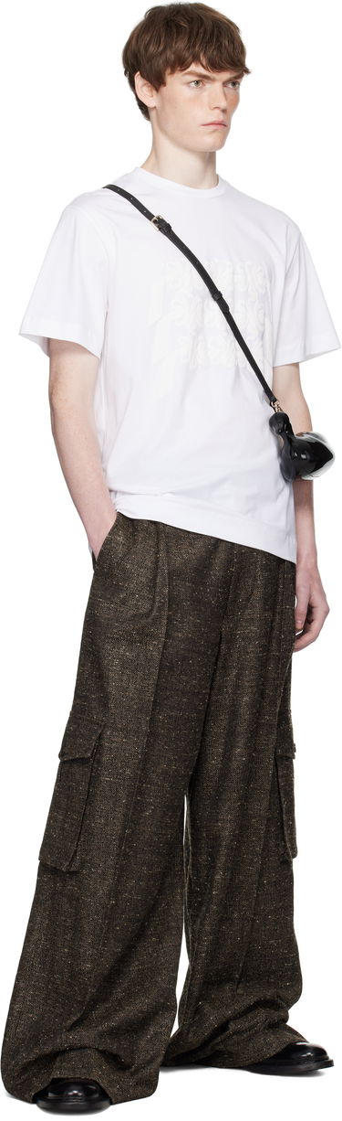 Футболка Simone Rocha Simone Rocha Daisy Chain Print T-Shirt білий | 5195P46-M 0569, 3