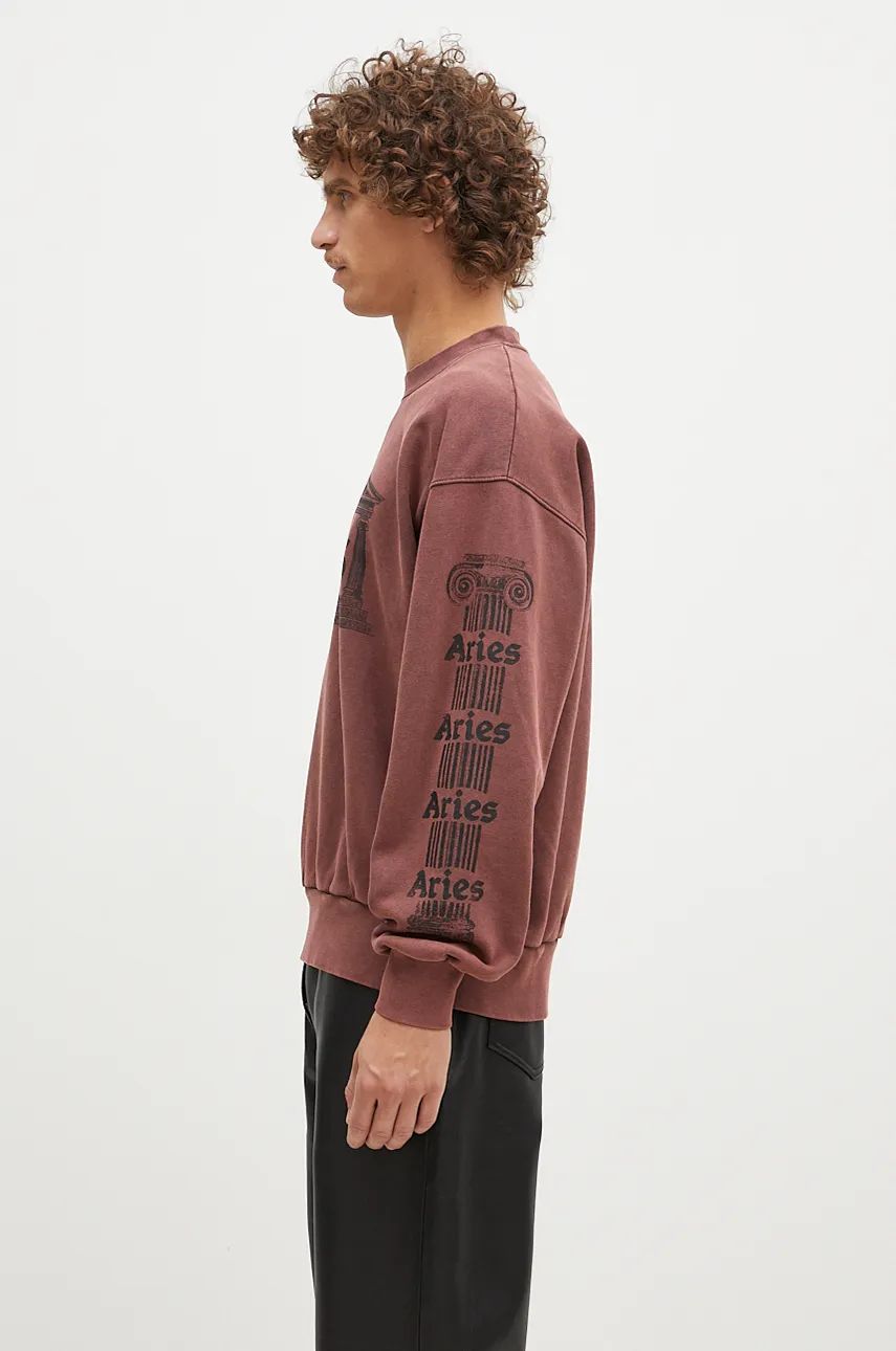 Світшоти Aries Aged Ancient Column Sweatshirt With Print Червоний | AR2003302, 1