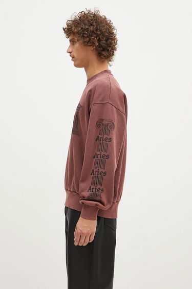Світшоти Aries Aged Ancient Column Sweatshirt With Print Червоний | AR2003302, 1