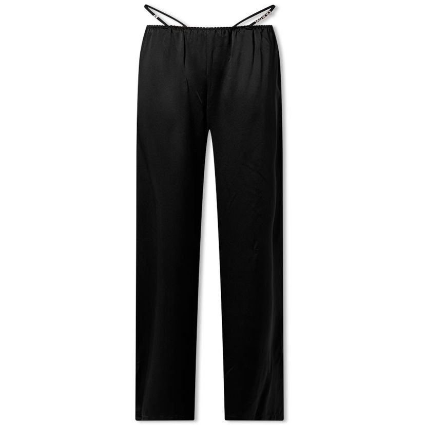 Штани Alexander Wang Alexander Wang Crystal Thong Wide Leg Pants чорний | 4WC1234370-001