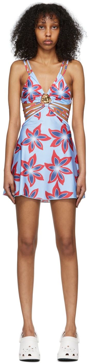 плаття Chopova Lowena Exclusive Floral Print Mini Dress Різнокольоровий | 9121