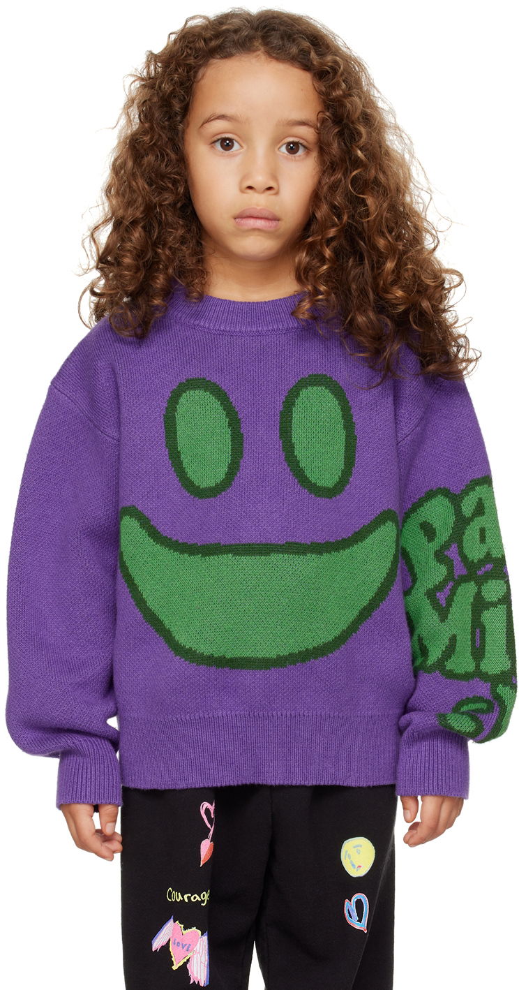 Cветр Perks And Mini Perks and Mini Face Sweater Фіолетовий | 55001