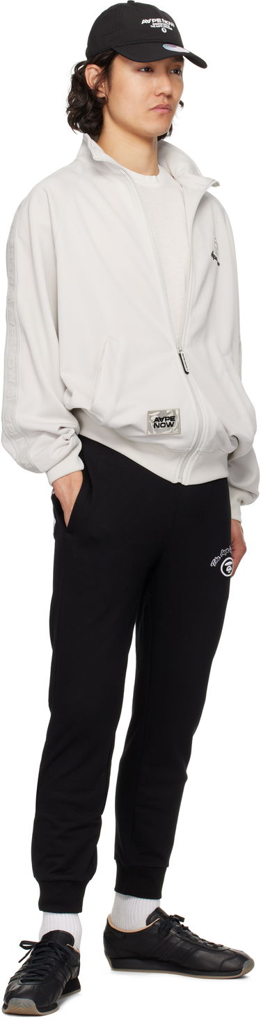 Спортивні штани AAPE by A Bathing Ape AAPE by A Bathing Ape 'AAPE' Basic Sweatpants чорний | AAPPTMB698XXNBKX, 3