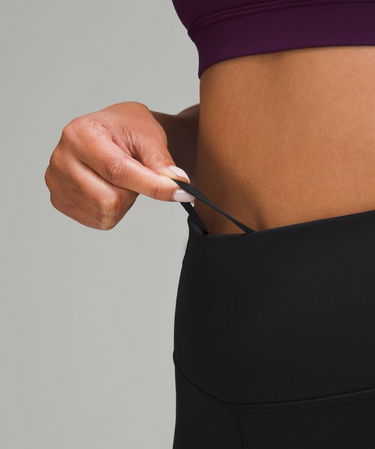 Легінси lululemon Fast and Free High-Waisted Fleece Pockets Leggings 71 cm Size 10 чорний | prod11530529, 3