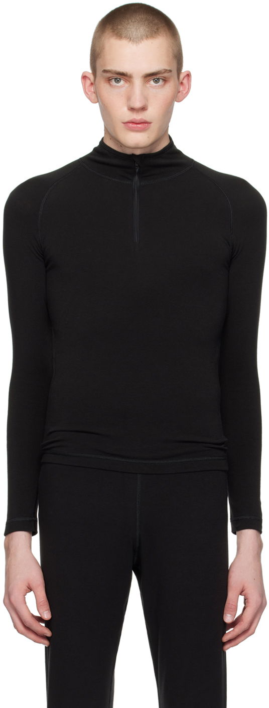 Cветр Balenciaga 3B Sports Icon Ski Turtleneck чорний | 773688-TPVQ4-1000