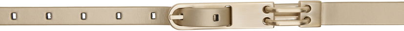 Ремені Rick Owens Rick Owens Spalla Tongue Belt бежевий | RA01E0680 LGEMGH