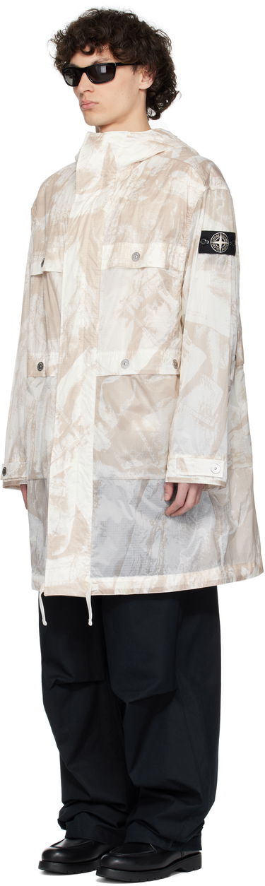 Парка Stone Island Stone Island UV-Reactive Scan Camo Ripstop Parka бежевий | K1S15 7100011 S00E2, 3