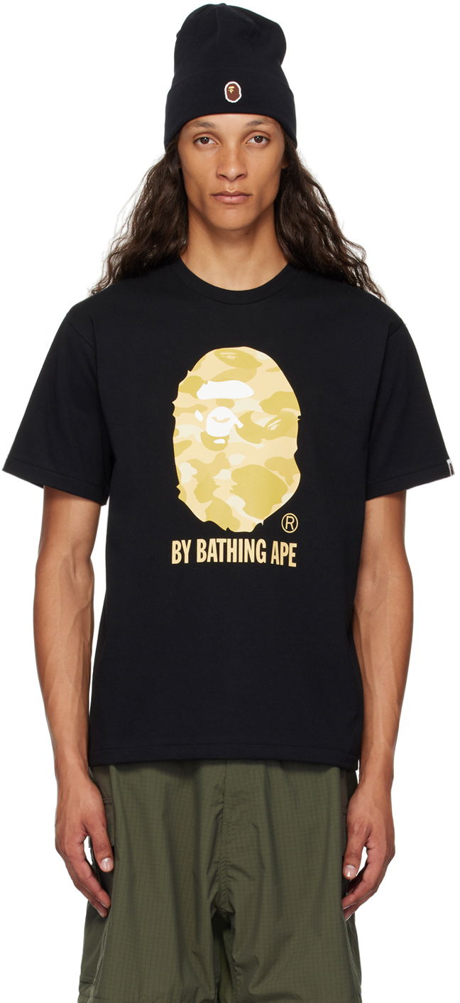 Футболка BAPE BAPE Black Color Camo 'By Bathing Ape' T-Shirt чорний | 001TEK301322M