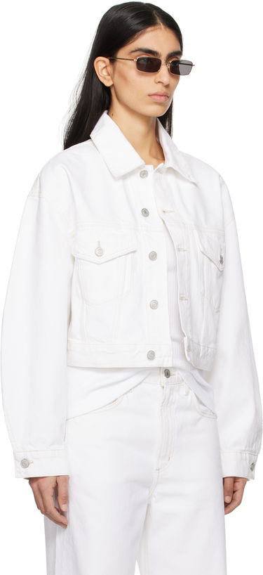 Куртка AGOLDE AGOLDE Palmer Cropped Denim Jacket білий | A5047-1183, 1