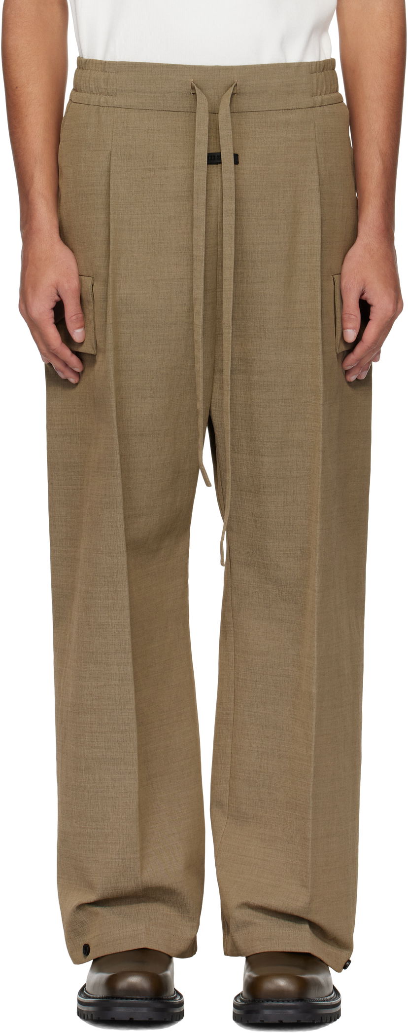 Штани Fear of God Fear of God Wide Leg Cargo Pants Коричневий | FGE240-402HNW