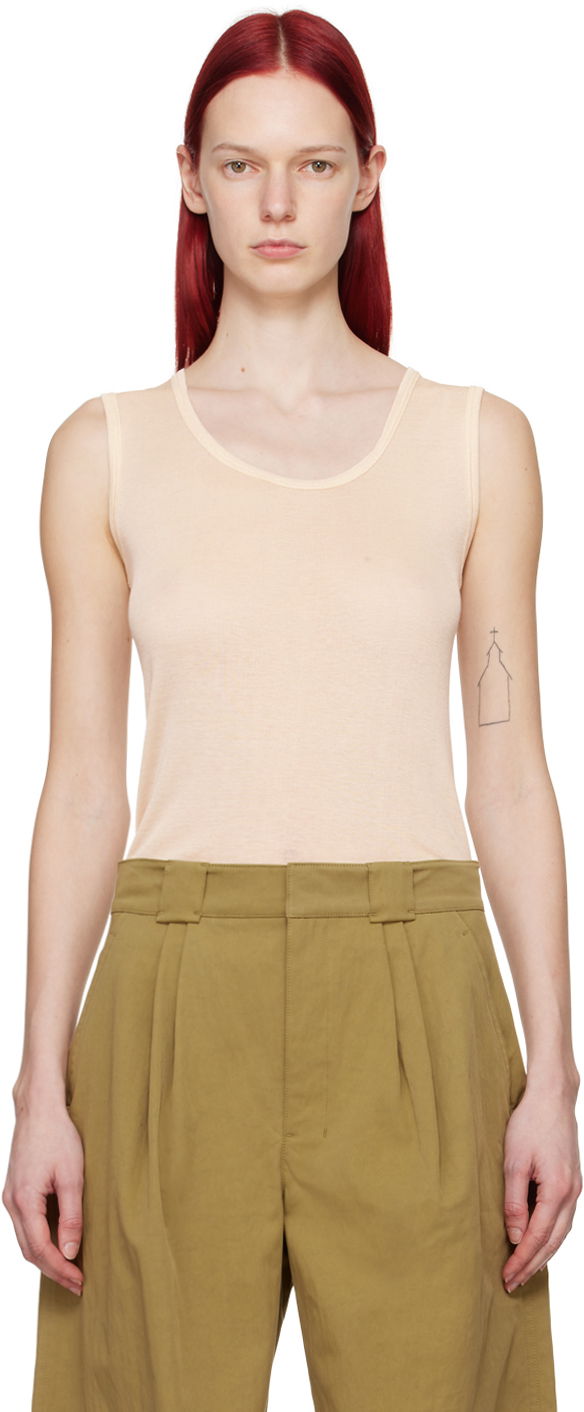 Безрукавка LEMAIRE LEMAIRE Seamless Tank Top бежевий | TO1159 LK1017