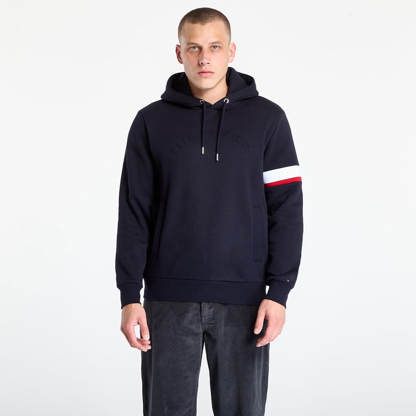 Світшоти Tommy Hilfiger Sweatshirt Rwb Insert Hoodie Desert Sky темно-синій | MW0MW40479-DW5
