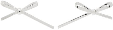 Сережки We11done We11done Bow Stud Earrings Металік | WD-AJ0-24-521-U-SV, 0