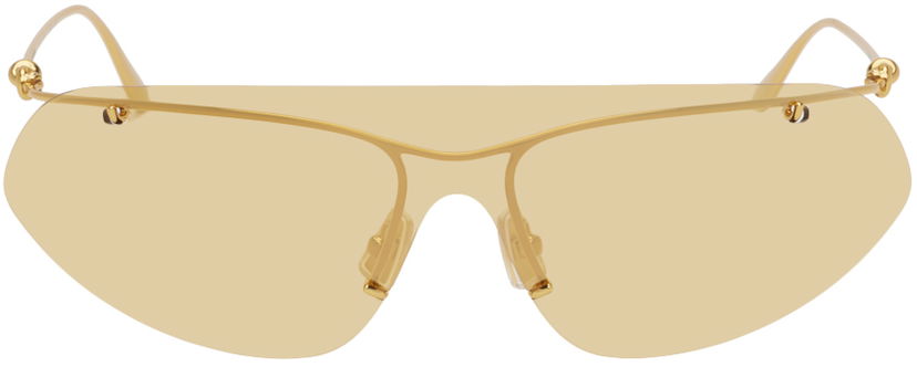Сонцезахисні окуляри Bottega Veneta Knot Sunglasses Жовтий | BV1272S