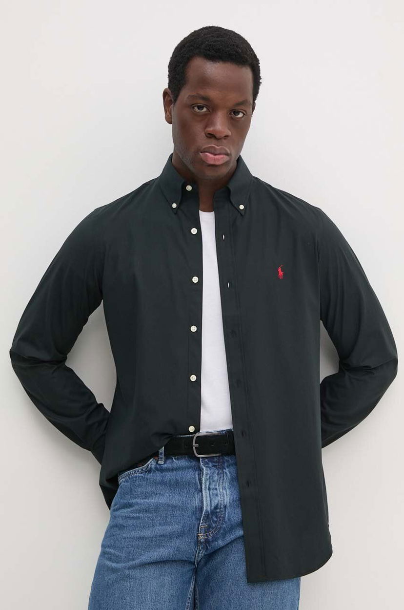 Сорочка Polo by Ralph Lauren Shirt Regular чорний | 710928255