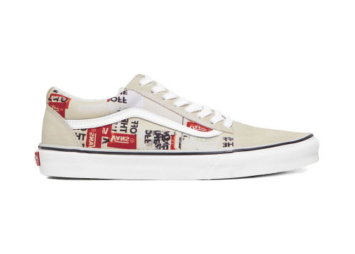 Кросівки та взуття Vans Old Skool Off The Wall Print Pattern білий | VN0A4U3BWN41, 0