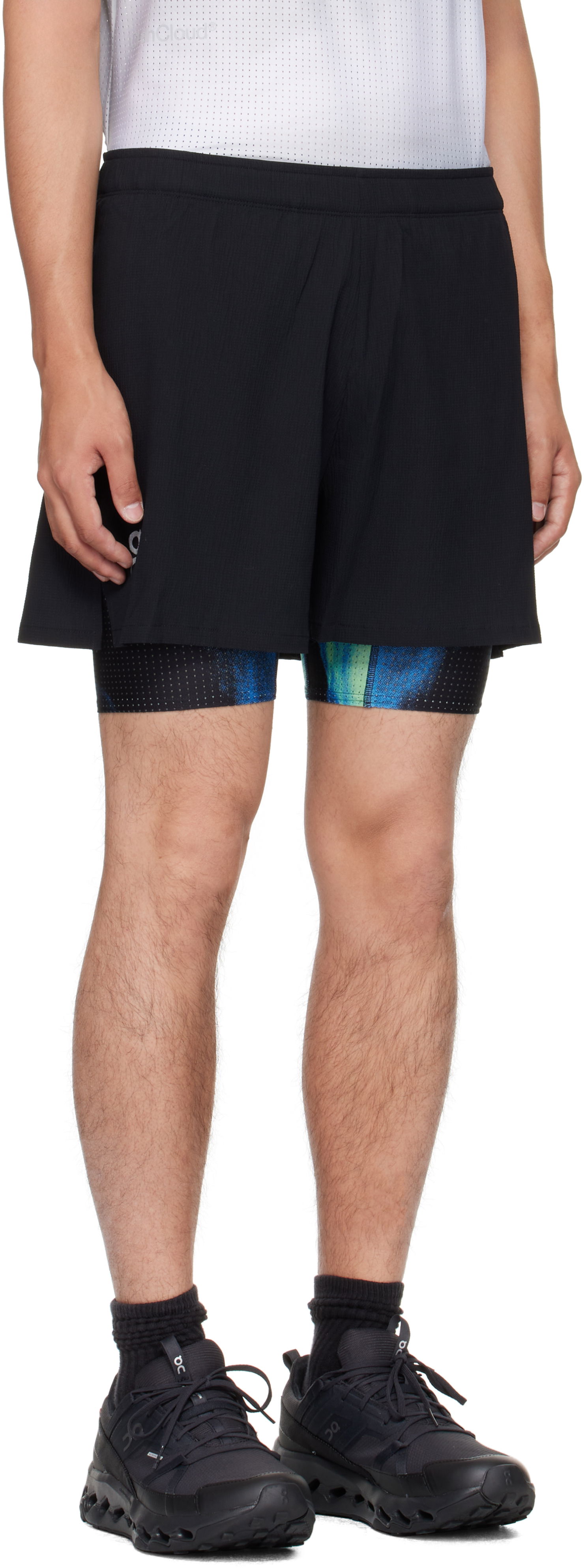 Шорти On Running Pace 2-in-1 Running Shorts чорний | 1MF10813398, 1