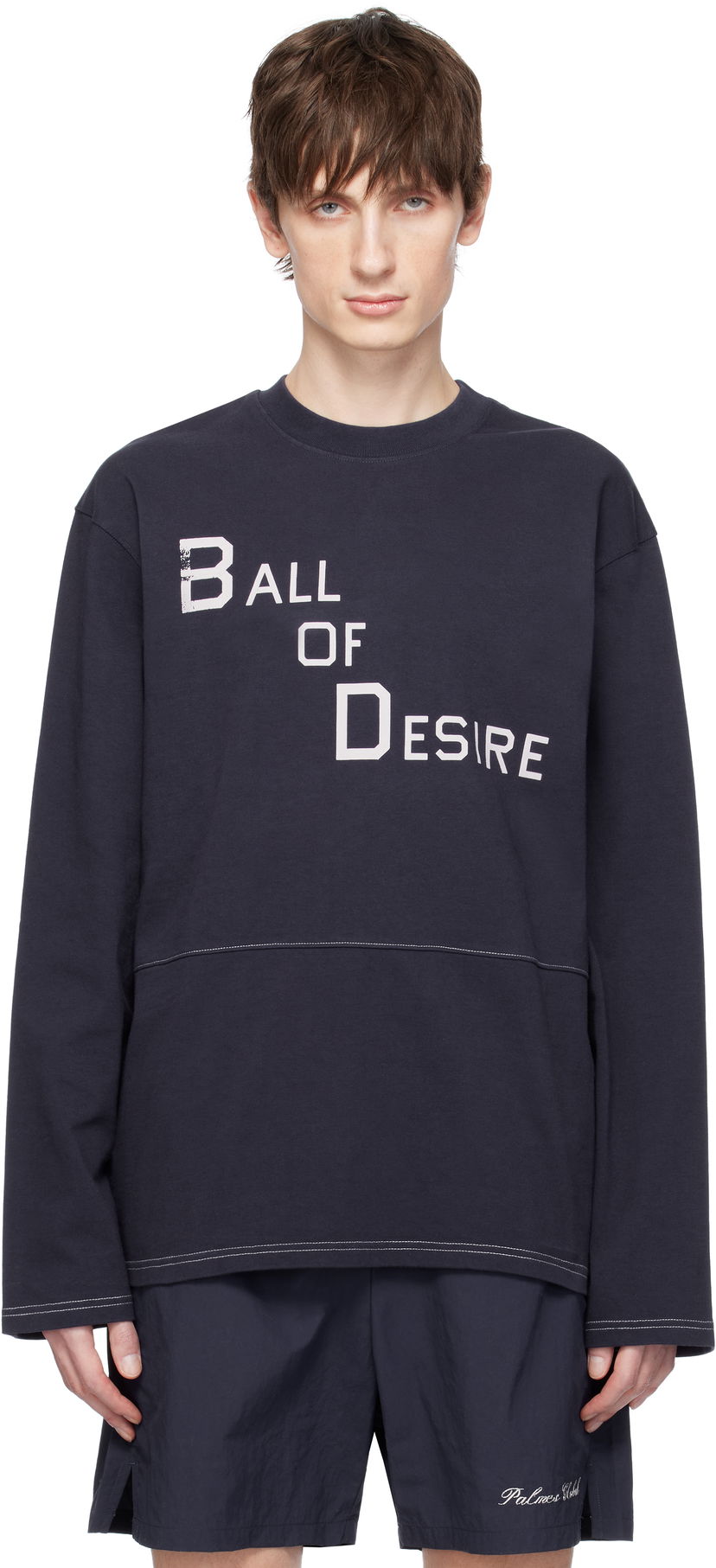 Футболка Palmes Palmes Desire Tennis T-Shirt темно-синій | P15-0032-660