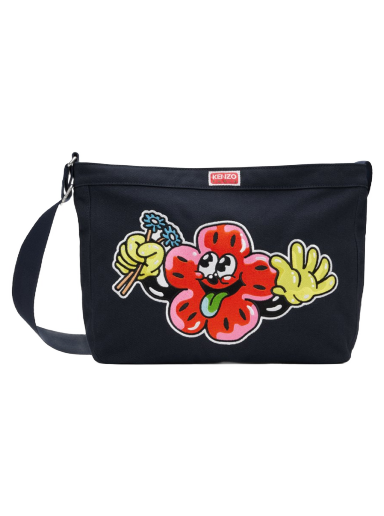 Сумочка KENZO Paris BOKE Boy Large Messenger Bag чорний | FD55SA919F34