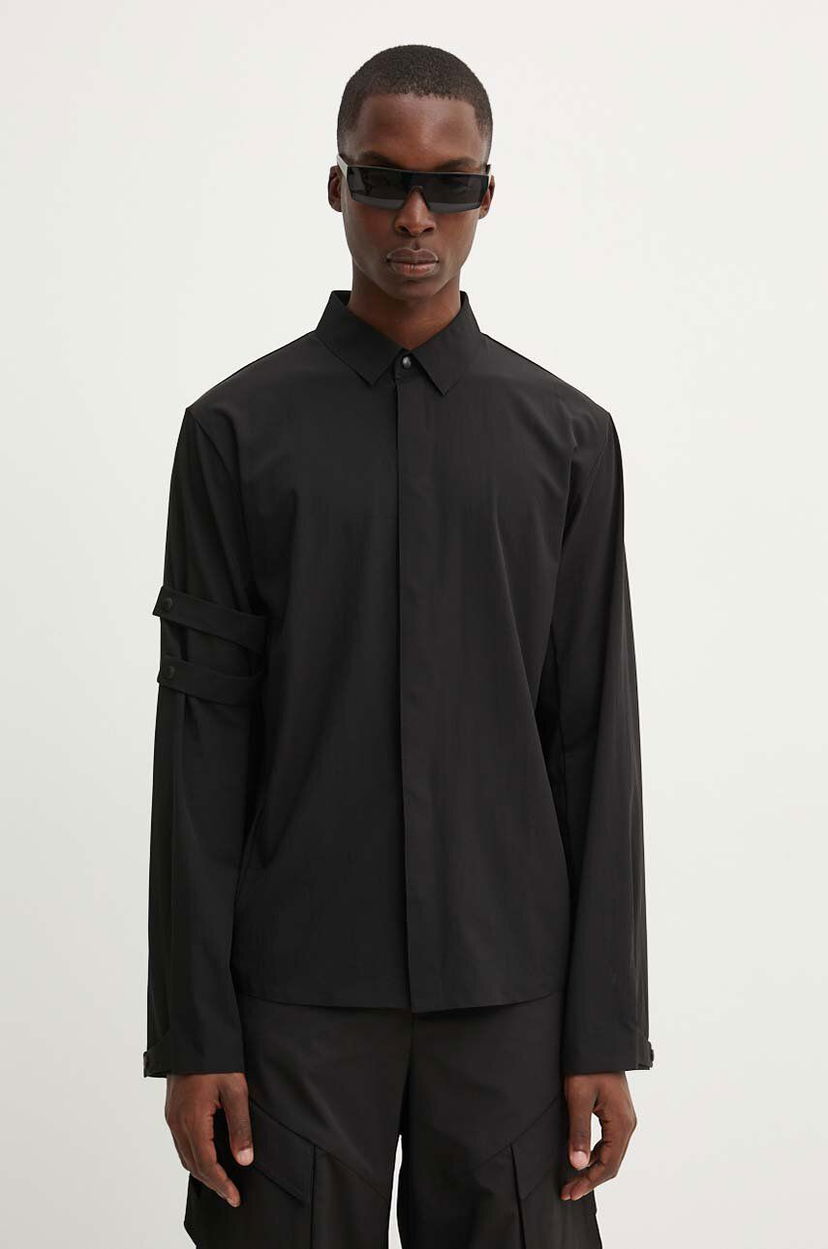 Сорочка HELIOT EMIL Regular Fit Shirt With Classic Collar чорний | PREAW24.M.05.053.BLK01
