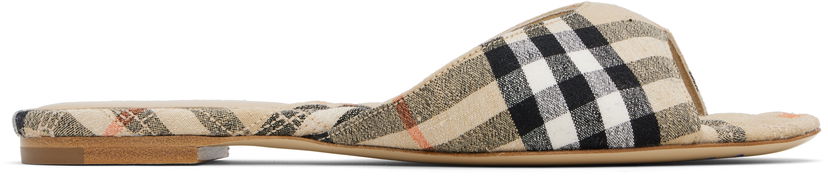 Аксесуари Burberry Burberry Check Mews Sandals бежевий | 8106160
