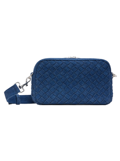 Сумка Bottega Veneta Small Intreccio Bag темно-синій | 755353 V2ZK1