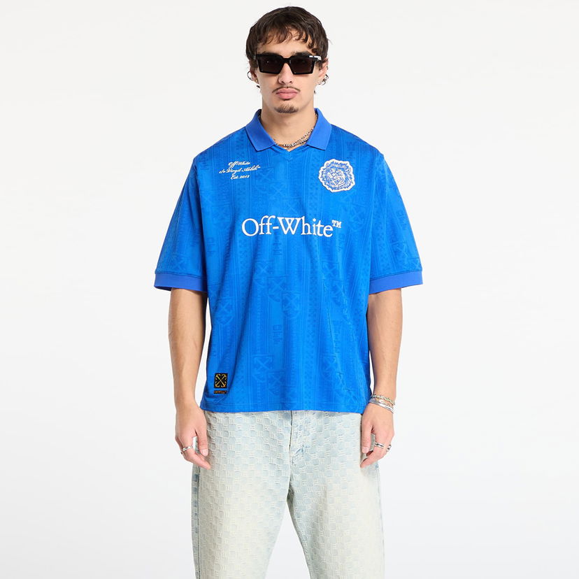 Джерсі Off-White Lion Nation Soccer Jersey Синій | OMAD00CF25JER0044601