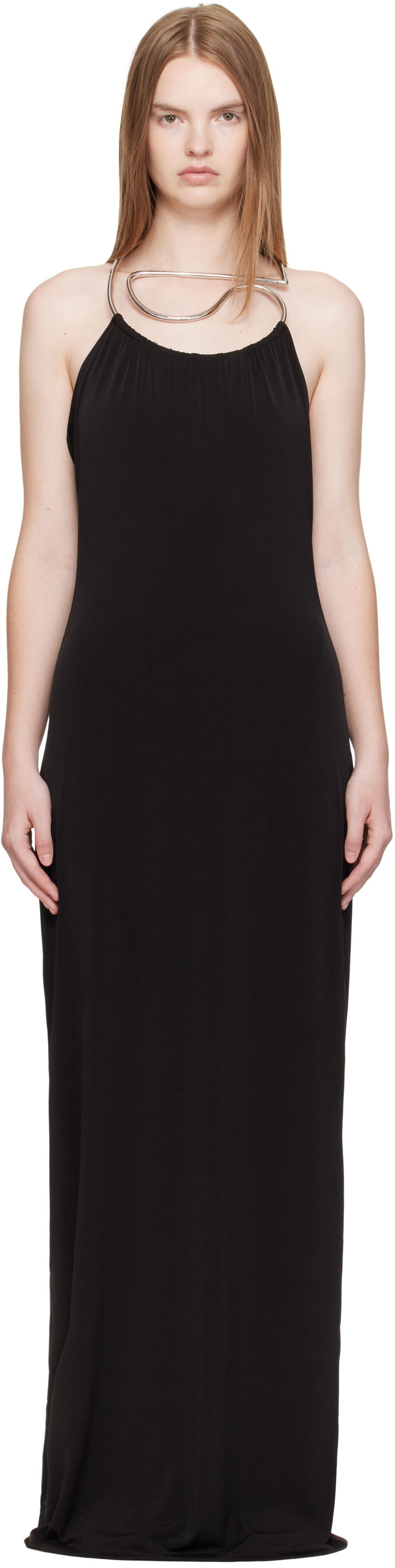 плаття Coperni Coperni Necklace Maxi Dress чорний | COPR207F5022