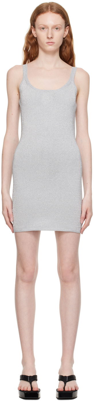 плаття Alexander Wang Alexander Wang Tank Minidress Сірий | 4KC3236017