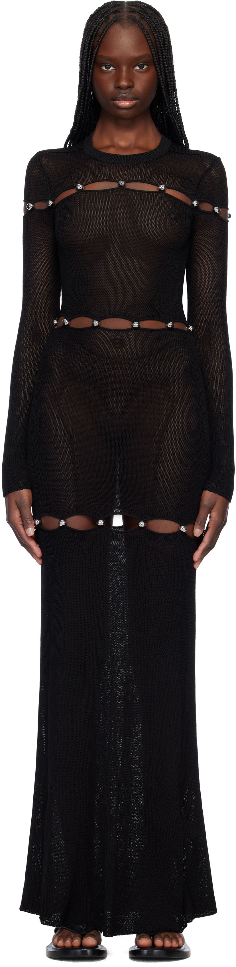 плаття ISABEL MARANT Isabel Marant Elmire Maxi Dress чорний | RO0810FA-C2L01I