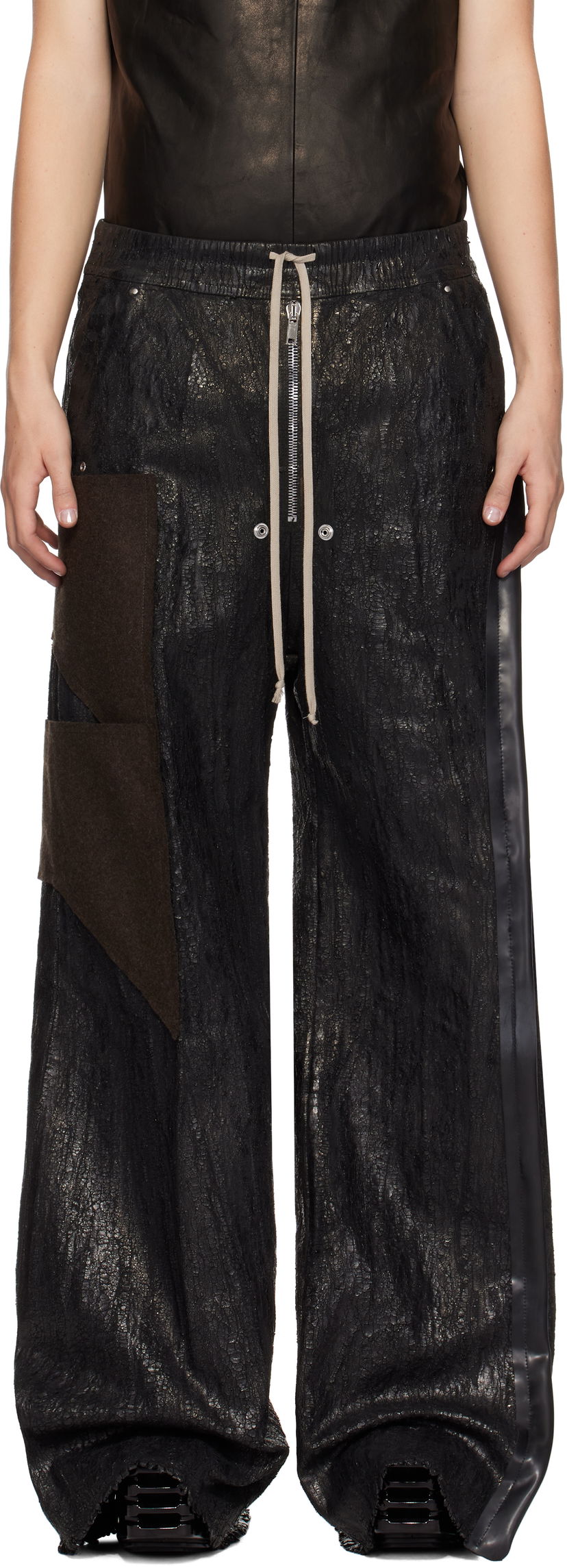 Джинси Rick Owens Wide Bela Jeans чорний | RR02D6307 BMTWTY