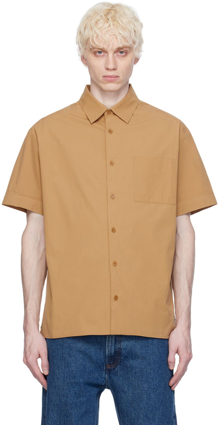 Сорочка A.P.C. Ross Shirt бежевий | COGWI-H12541
