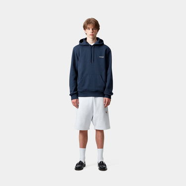 Світшоти Carhartt WIP Carhartt WIP Hooded Script Embroidery Sweatshirt темно-синій | I035392_25, 2