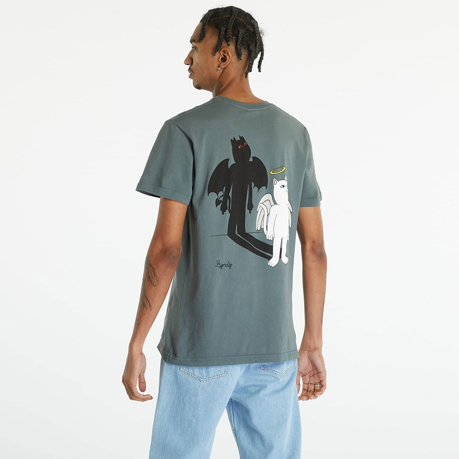 Футболка RIPNDIP Shadow Friend Tee Зелений | RND9964, 0