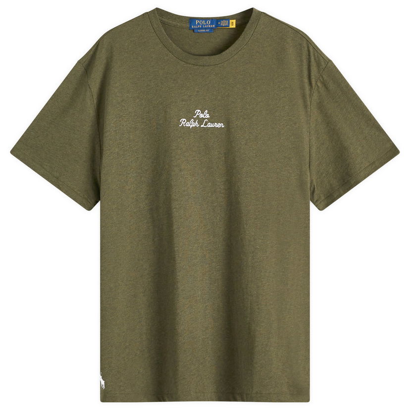 Футболка Polo by Ralph Lauren Ralph Lauren Classic Fit Embroidered T-Shirt Зелений | 710936585021