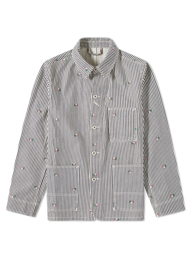 Куртка KENZO PARIS Rinse Striped Workwear Denim Jacket Різнокольоровий | FD55DV1026J1-DM