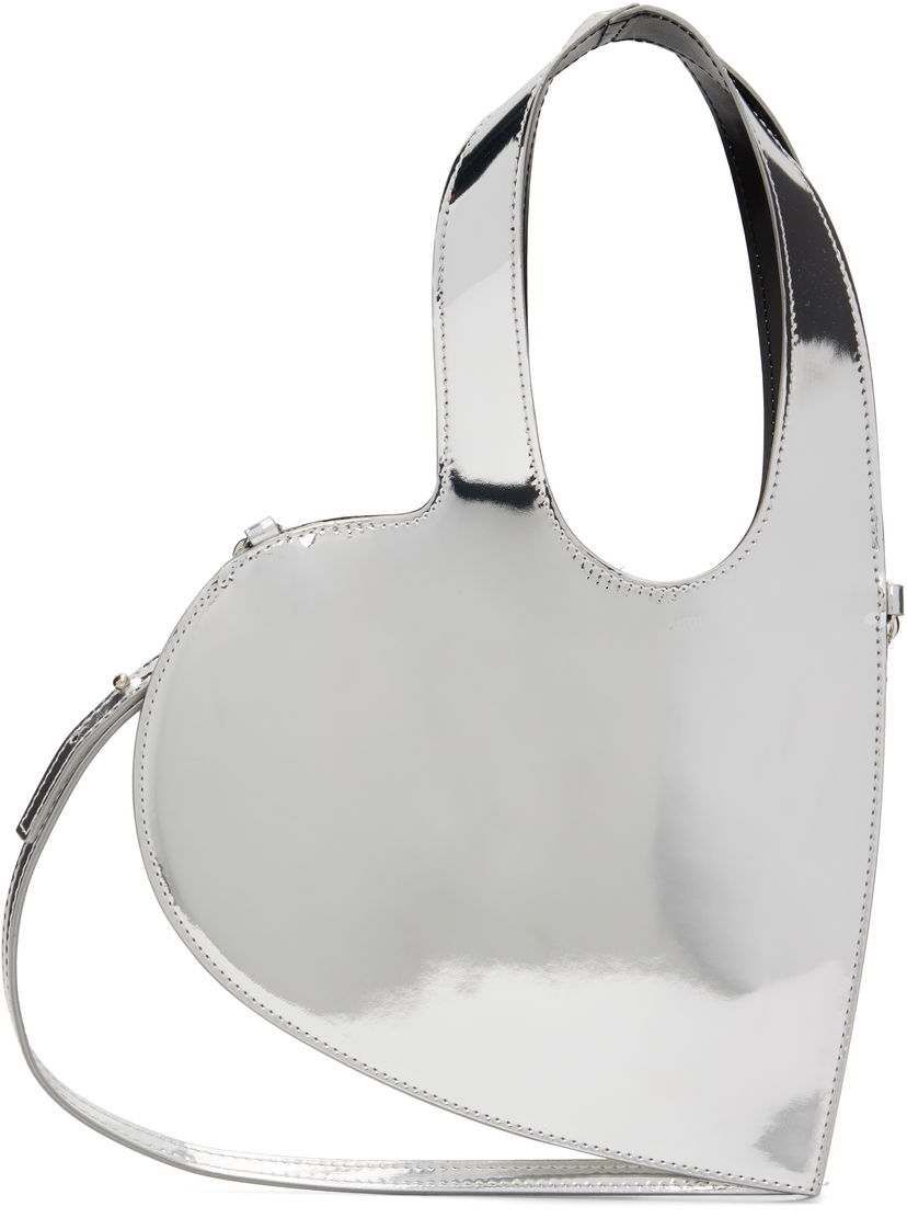 Сумка Coperni Coperni Mirrored Baby Heart Crossbody Bag Металік | COPBA93F6005