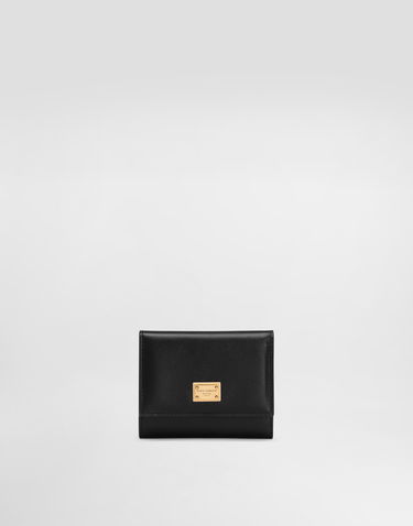Гаманець Dolce & Gabbana Dolce & Gabbana Plongé Calfskin Wallet чорний | BI0770A9S2580999, 0