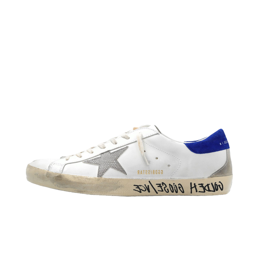 Кросівки та взуття Golden Goose Super-Star White Snake Blue білий | GMF00102.F004797.11554