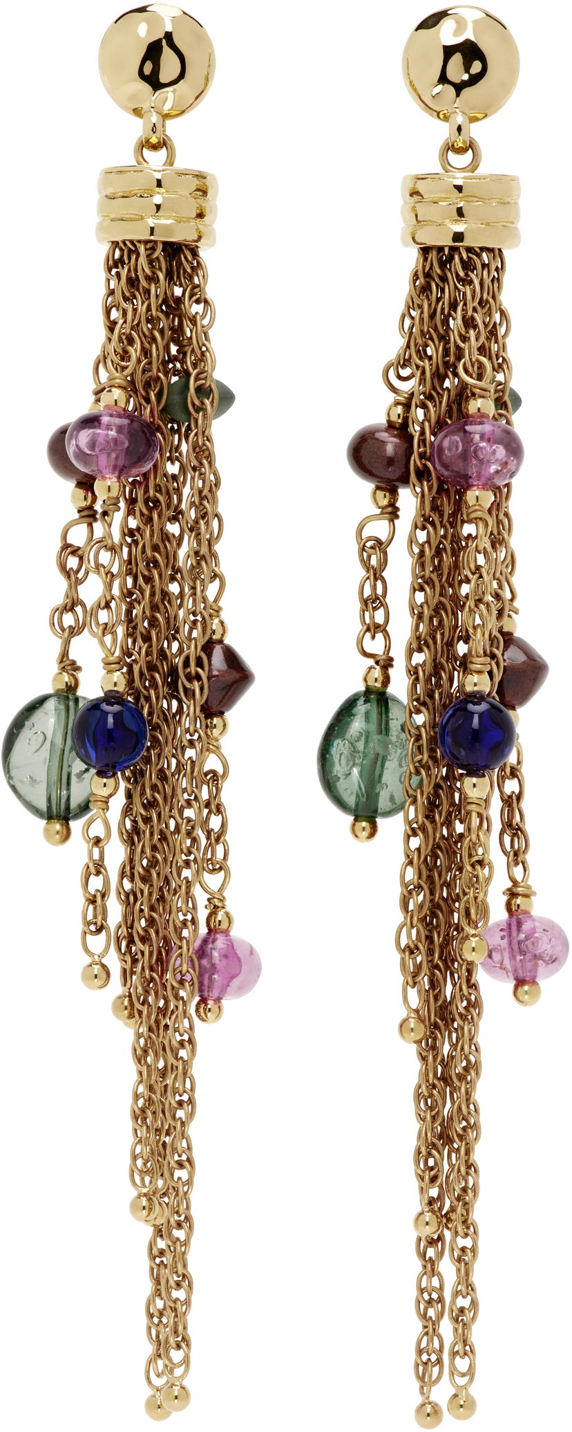 Сережки CHLOÉ Chloé 'The Chloé Pompoms' Chain Drop Earrings Різнокольоровий | CHC25SFE10RPL