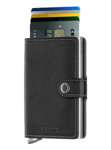 Гаманець Secrid Miniwallet чорний | M-BLACK