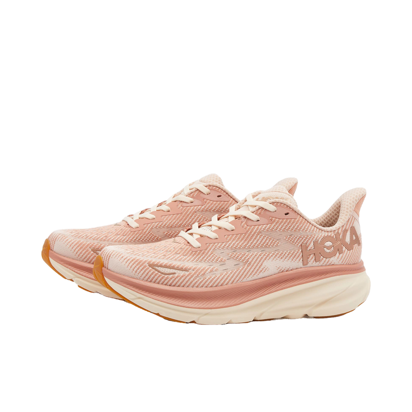 бігти Hoka One One Women's Clifton 9 Sneakers in Sandstone/Cream, Size UK 3.5 | END. Clothing бежевий | 1127896-SNC