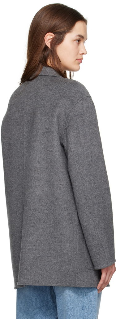 Куртка TOTEME TOTEME Patch Pocket Jacket Сірий | 242-WRO1613-FB0006, 2