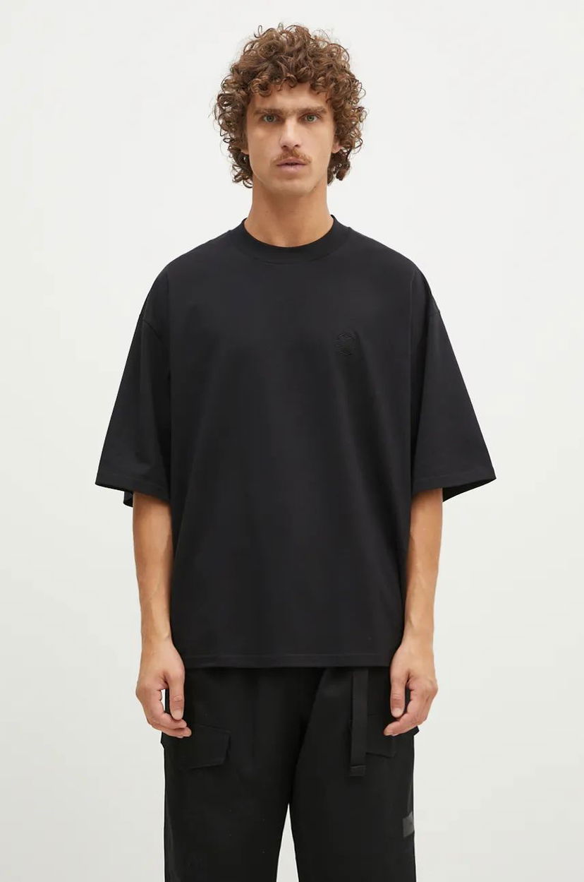 Футболка 1017 ALYX 9SM Oversized Crewneck Tee with Application чорний | AAMTS0486FA01
